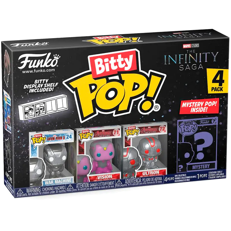 Blister 4 figures Bitty POP Marvel The Infinity Saga Iron Man termékfotó