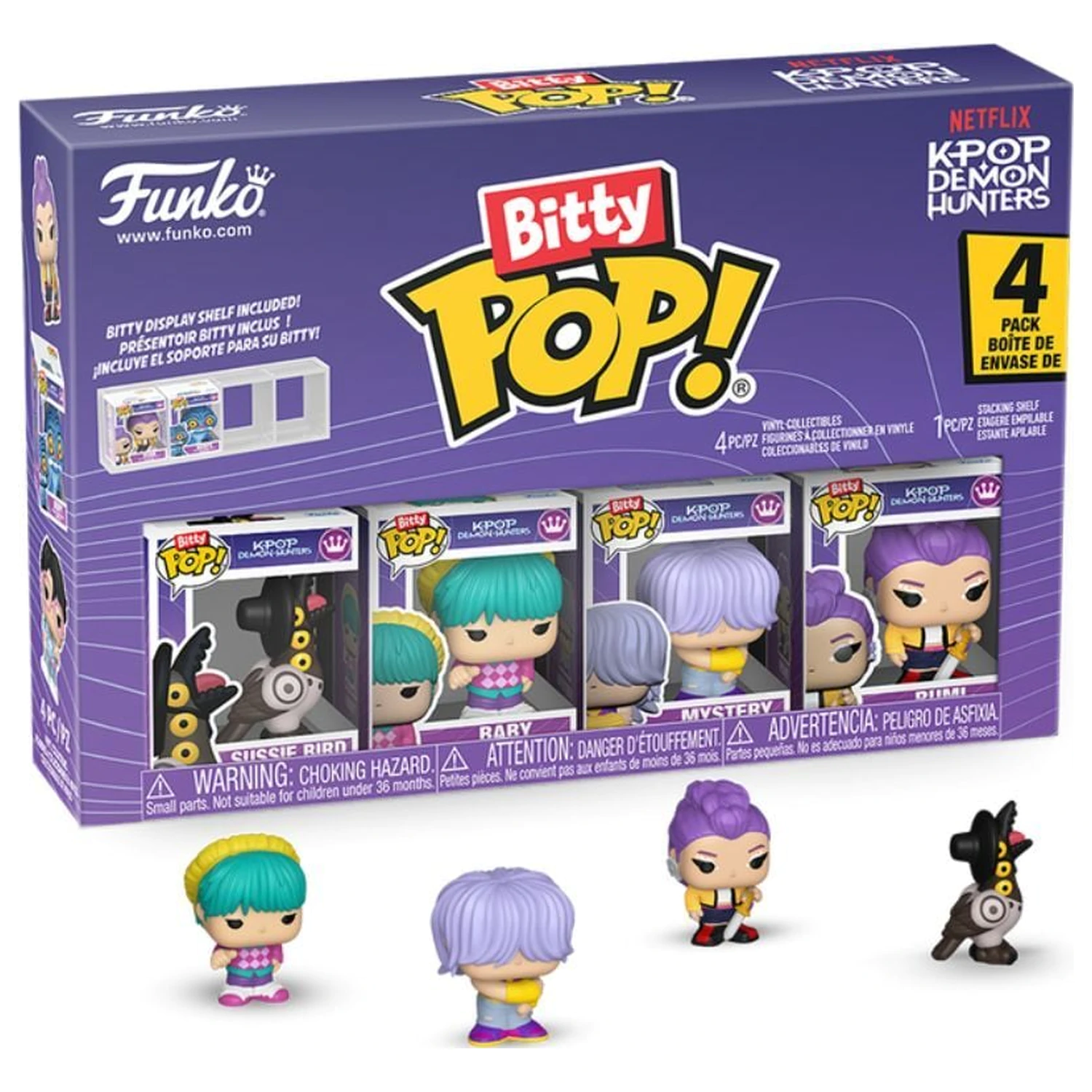 Funko Bitty POP 4-Pack Figure Set KPop Demon Hunters product photo