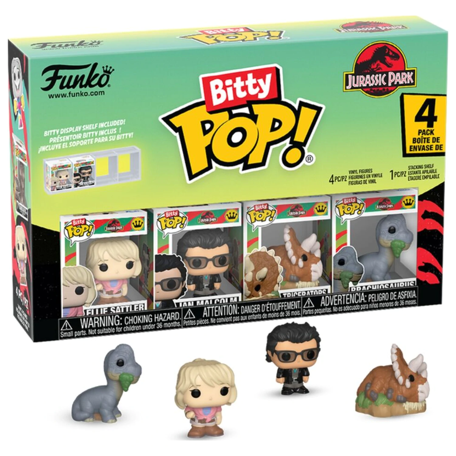 Funko Bitty POP! figure Jurassic Park Triceratops product photo