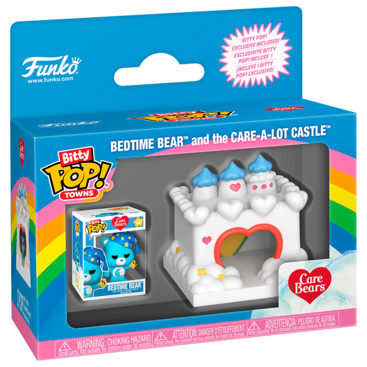 Funko Bitty POP! Town figure Care Bears Bedtime Bear and the Care a Lot Castle product photo