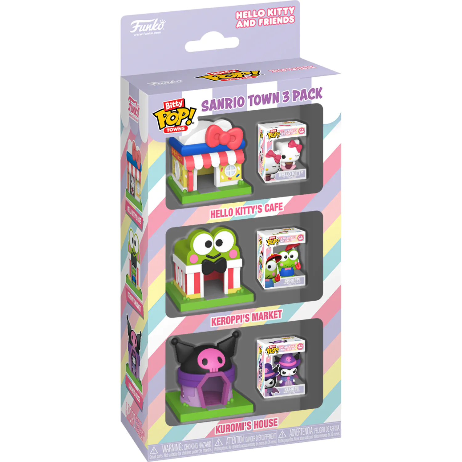 Funko Bitty Pop! 3-pack Towns Hello Kitty and Friends product photo