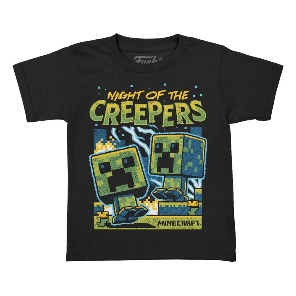 Minecraft Pocket POP! &amp; Kids Tee Box Blue Creeper Size S product photo