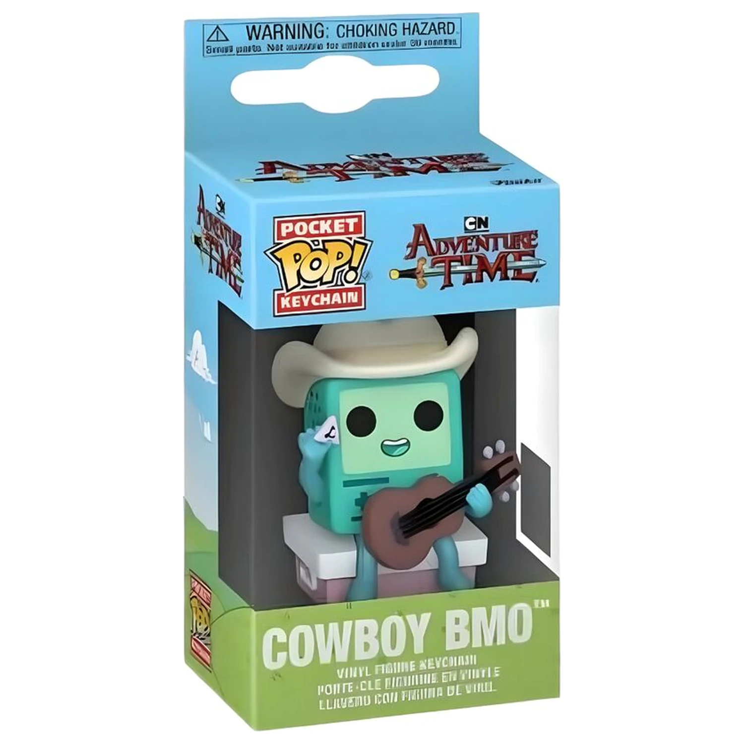 Funko Pocket POP Keychain Adventure Time Cowboy BMO with guitar product photo