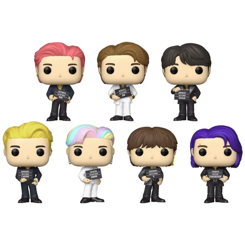 BTS POP! Rocks Vinyl Figures 7-Pack Butter 9 cm product photo