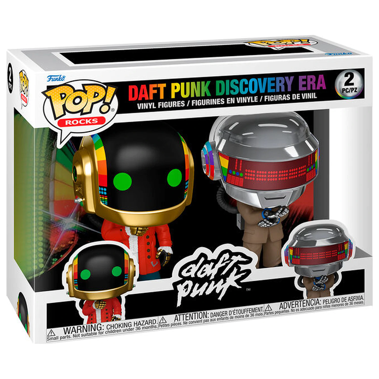 Funko POP pack 2 figures Daft Punk Discovery Era product photo