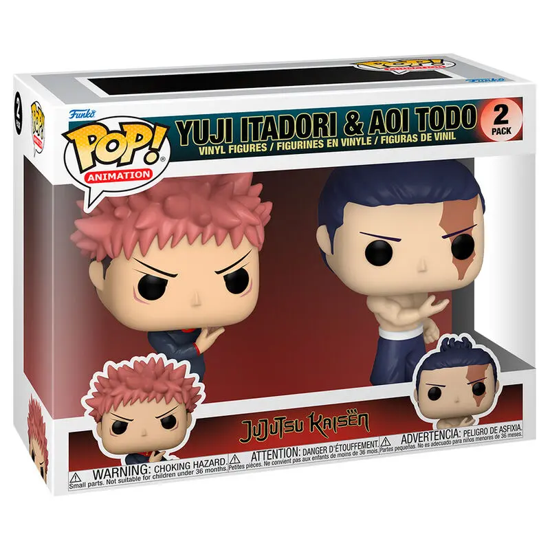 Jujutsu Kaisen POP! Animation Vinyl Figure Itadori & Todo 9 cm product photo