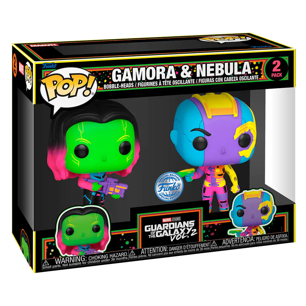 Funko POP pack 2 figures Marvel Guardians of the Galaxy Gamora & Nebula Exclusive termékfotó