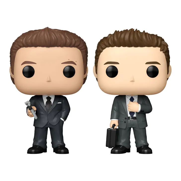 Funko POP pack 2 figures Suits Harvey Specter &amp; Michael Ross product photo