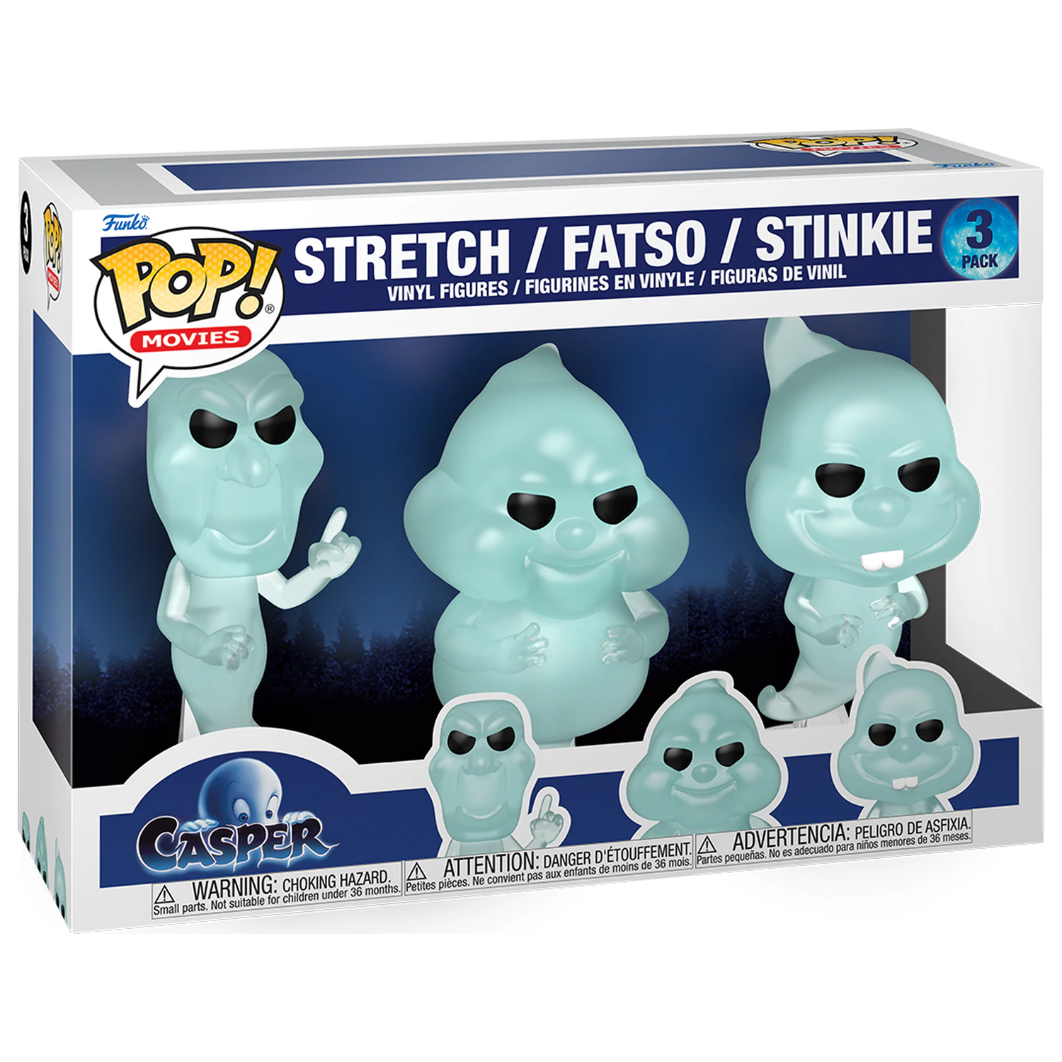 Funko POP pack 3 figures Casper Ghostly Trio product photo