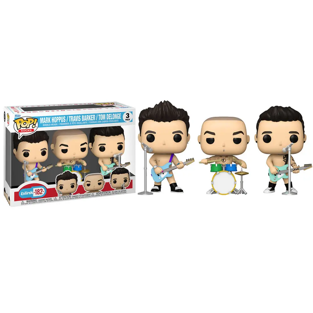 Blink 182 POP! Rocks Vinyl Figure 3-Pack 4 cm termékfotó