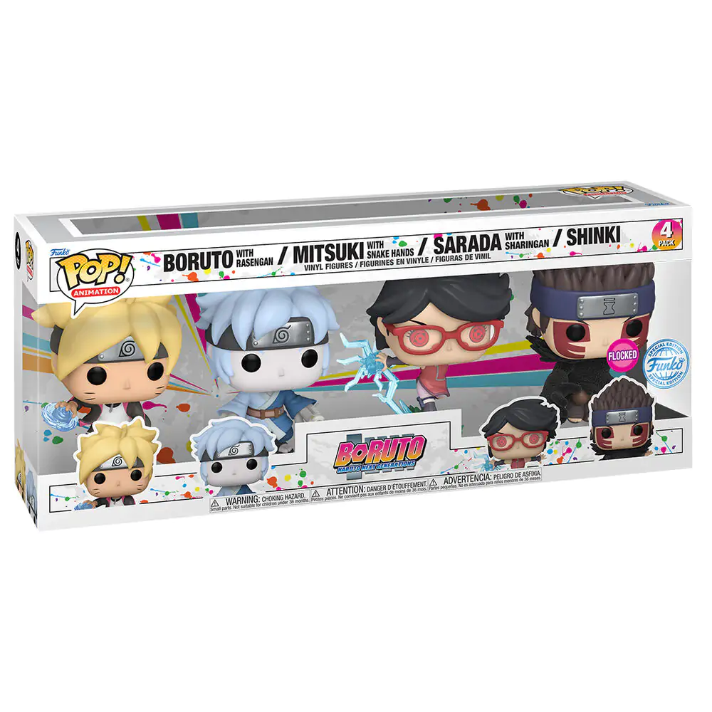 Funko POP pack 4 figures Boruto Exclusive termékfotó