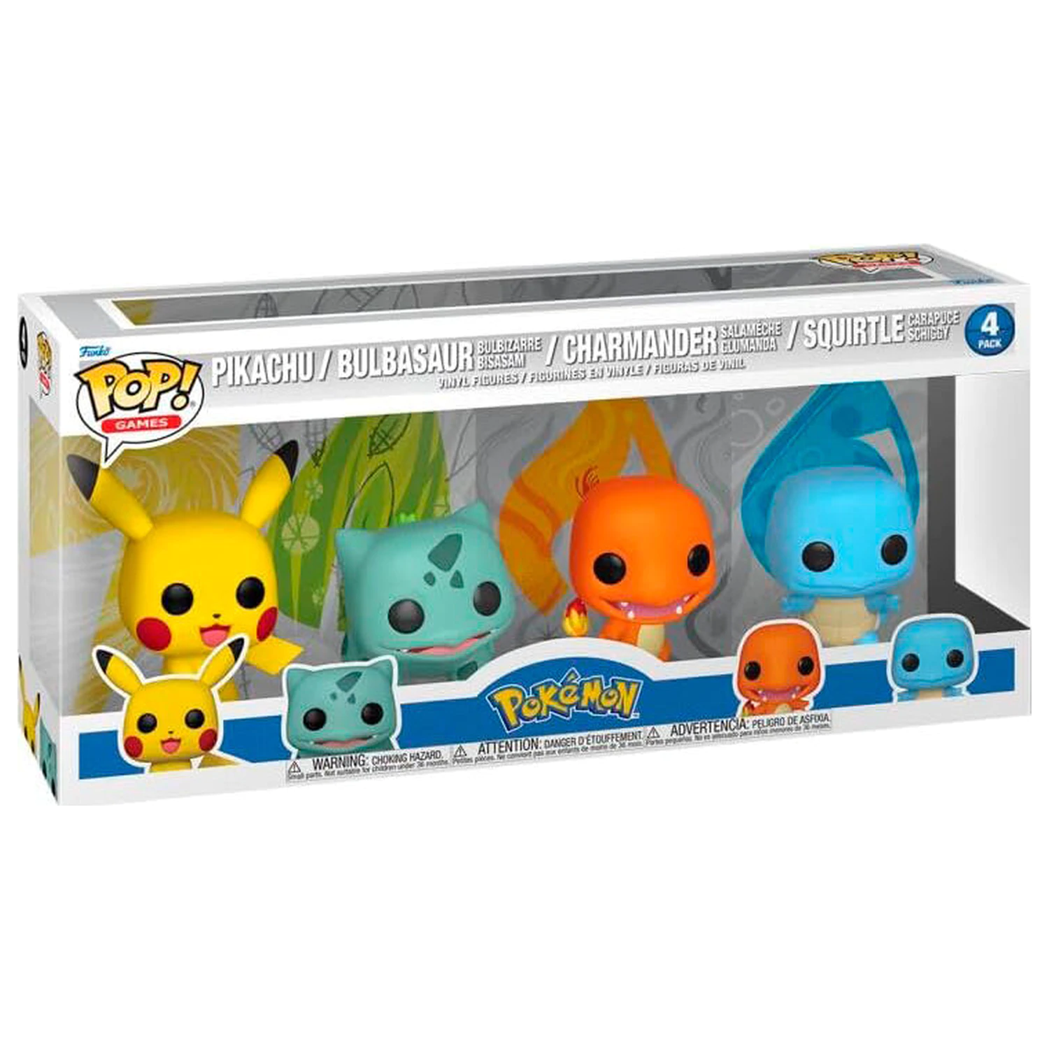 Funko POP pack 4 figures Pokemon Starters Exclusive product photo