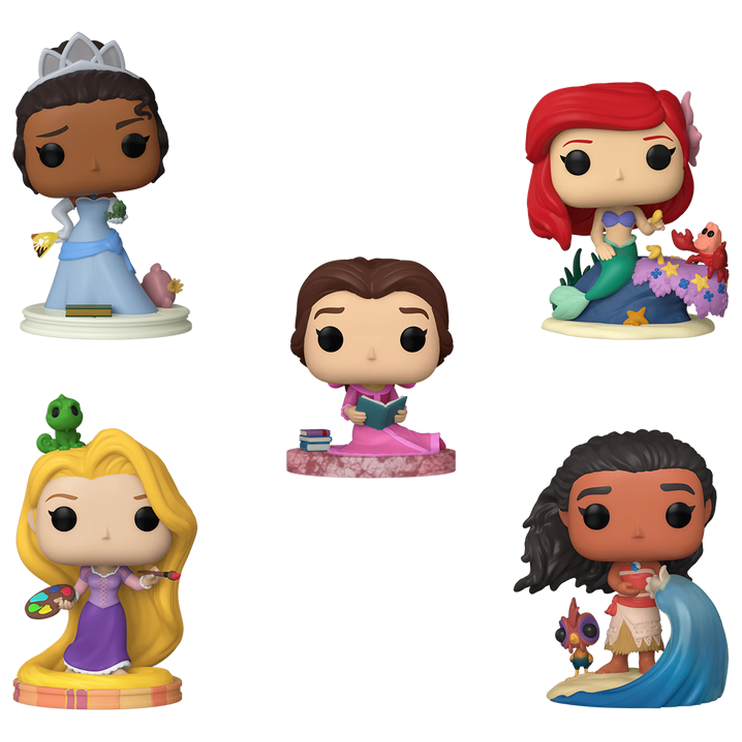 Funko POP pack 5 figures Disney Princess product photo