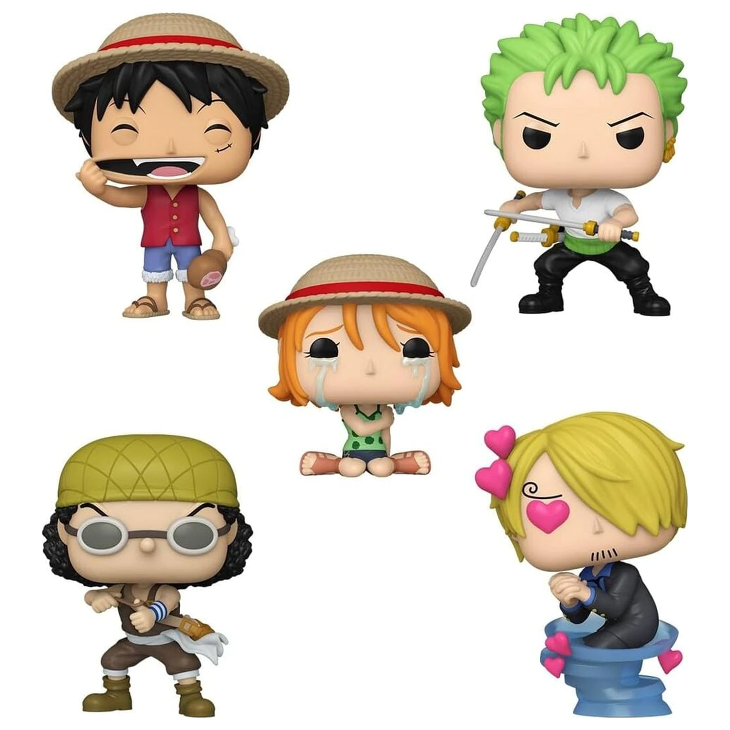 Funko POP pack 5 figures Animation One Piece product photo