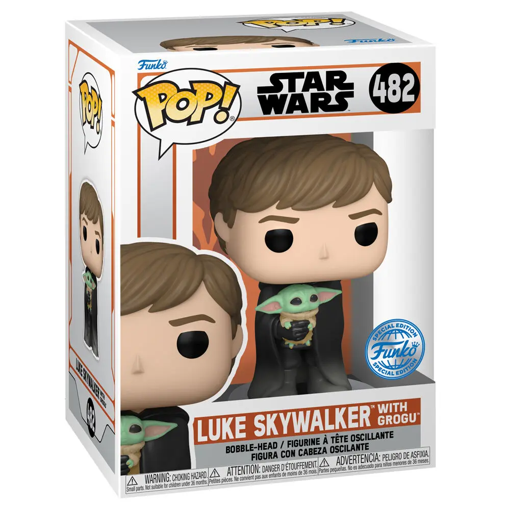 Funko POP &amp; Tee figure &amp; tee box The Mandalorian Luke with Child Exkluzív product photo