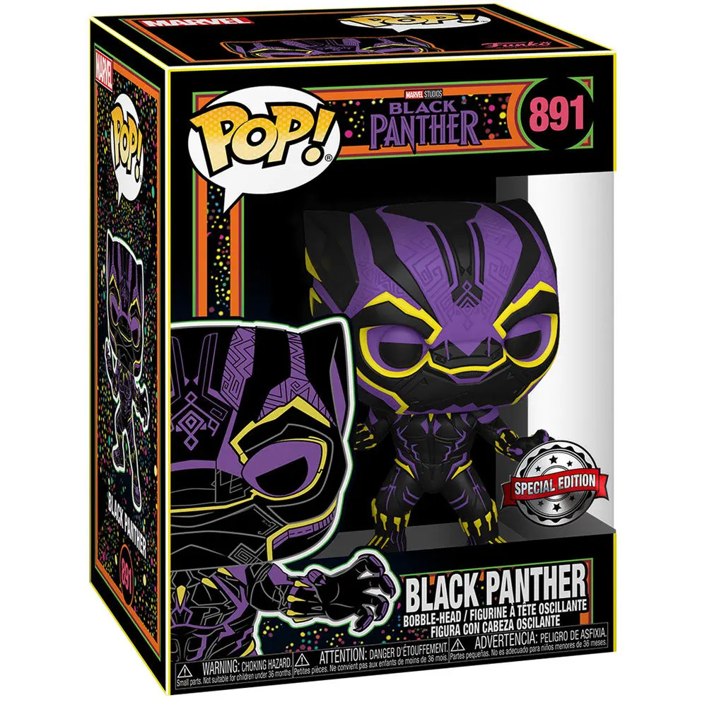 Funko POP & Tee Marvel Wakanda Forever Black Panther figure & tee box Exkluzív termékfotó