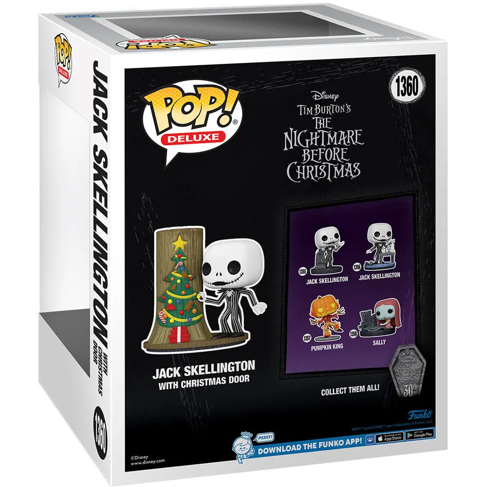 Nightmare before Christmas 30th POP! Deluxe Vinyl Figure Jack w/C.Town Door 9 cm product photo