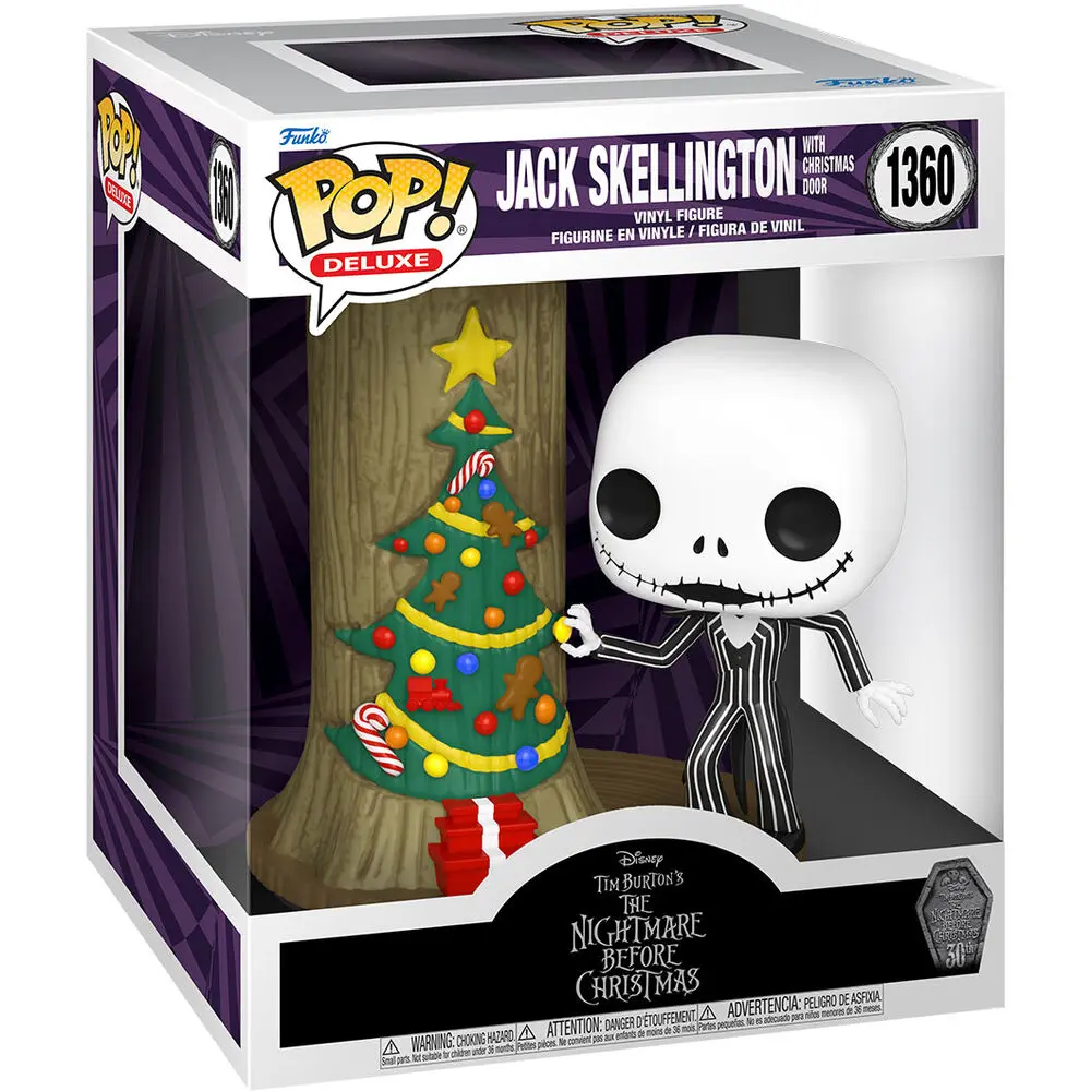 Nightmare before Christmas 30th POP! Deluxe Vinyl Figure Jack w/C.Town Door 9 cm product photo