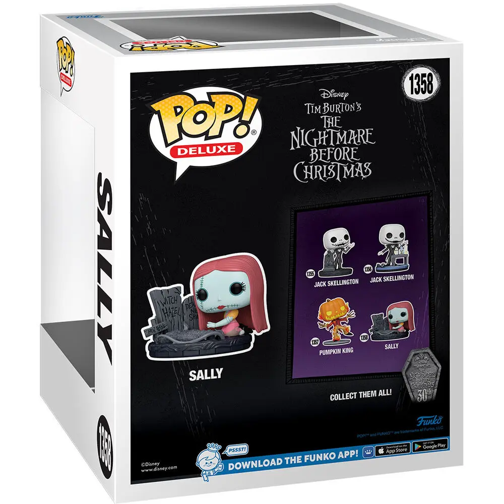 Nightmare before Christmas 30th POP! Disney Vinyl Figure Sally w/Gravestone 9 cm termékfotó