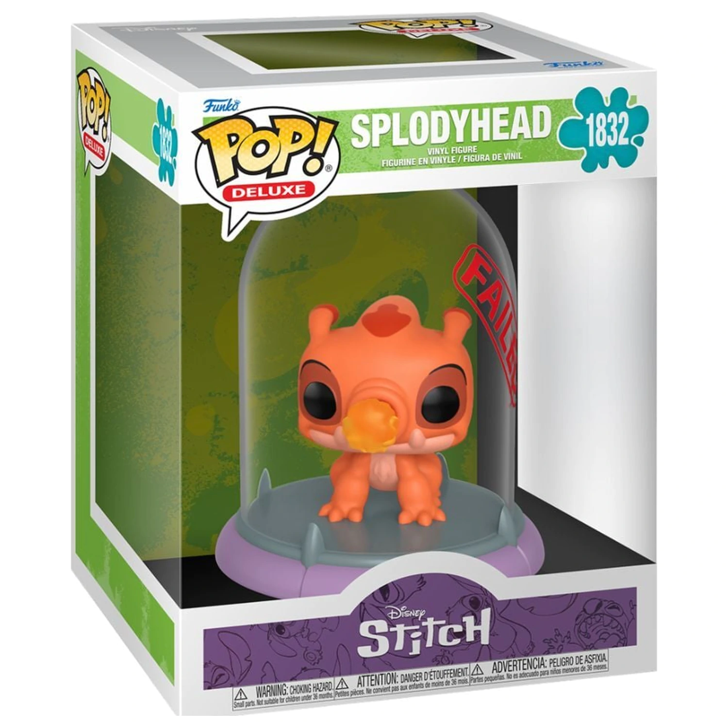 Funko POP Deluxe figure Disney Stitch Experiments Splodyhead product photo