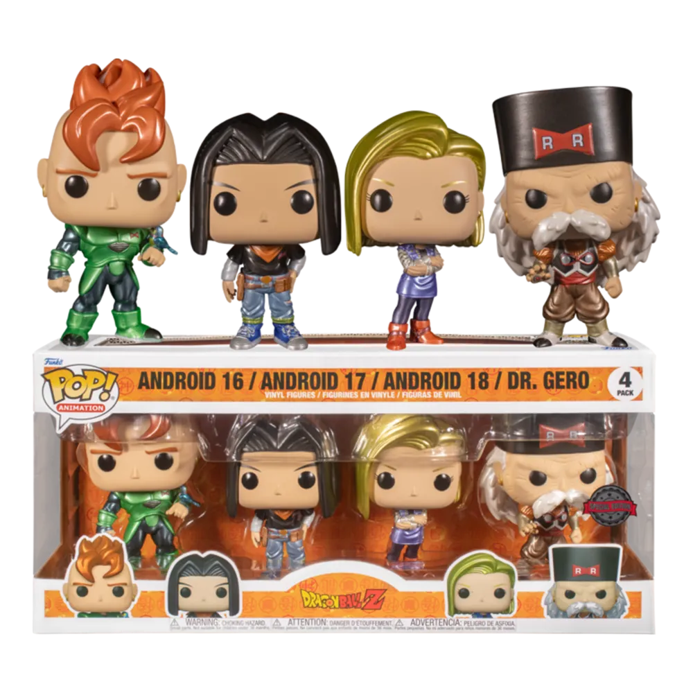 POP pack 4 figures Dragon Ball Z product photo