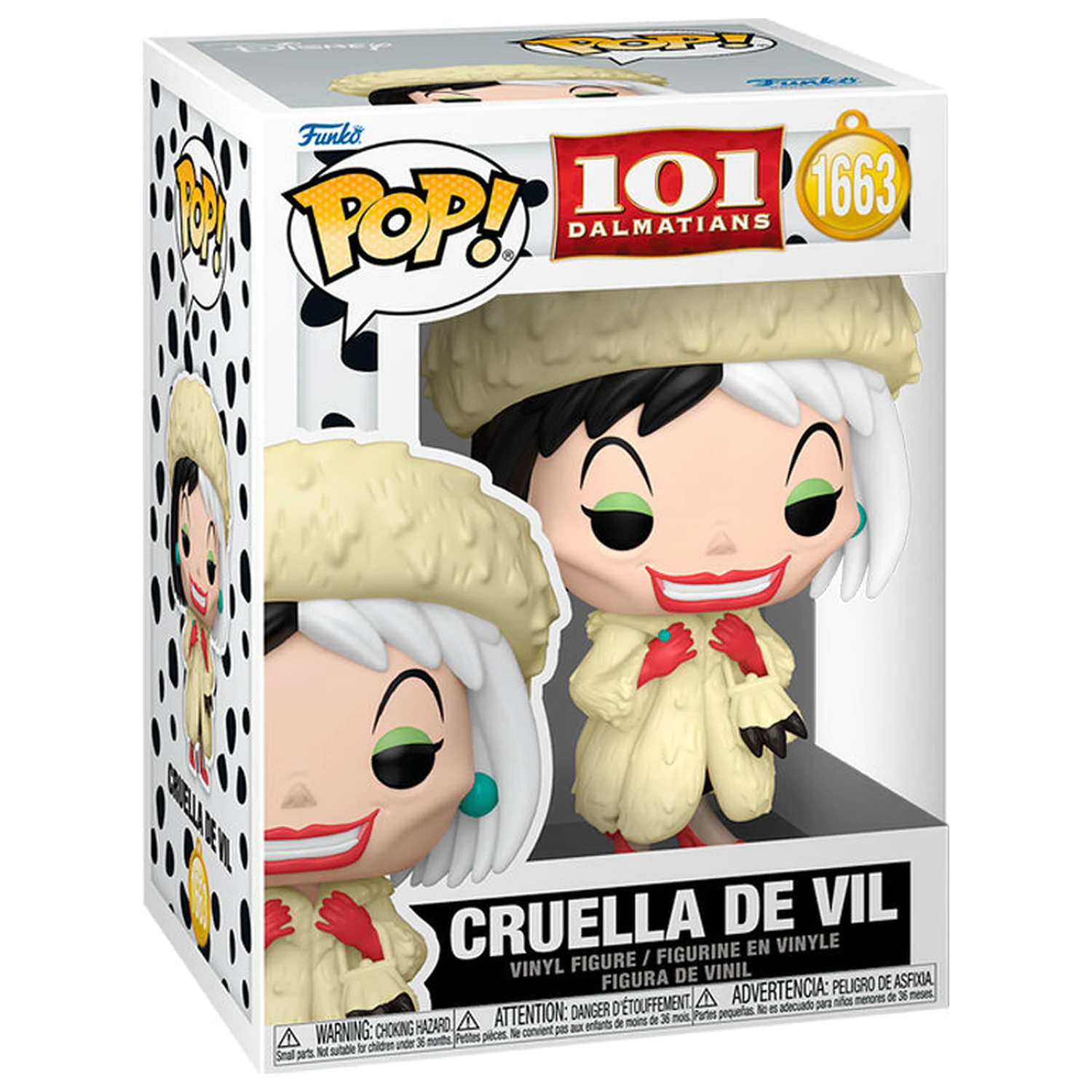 Funko POP figure 101 Dalmatas Cruella de Vil product photo