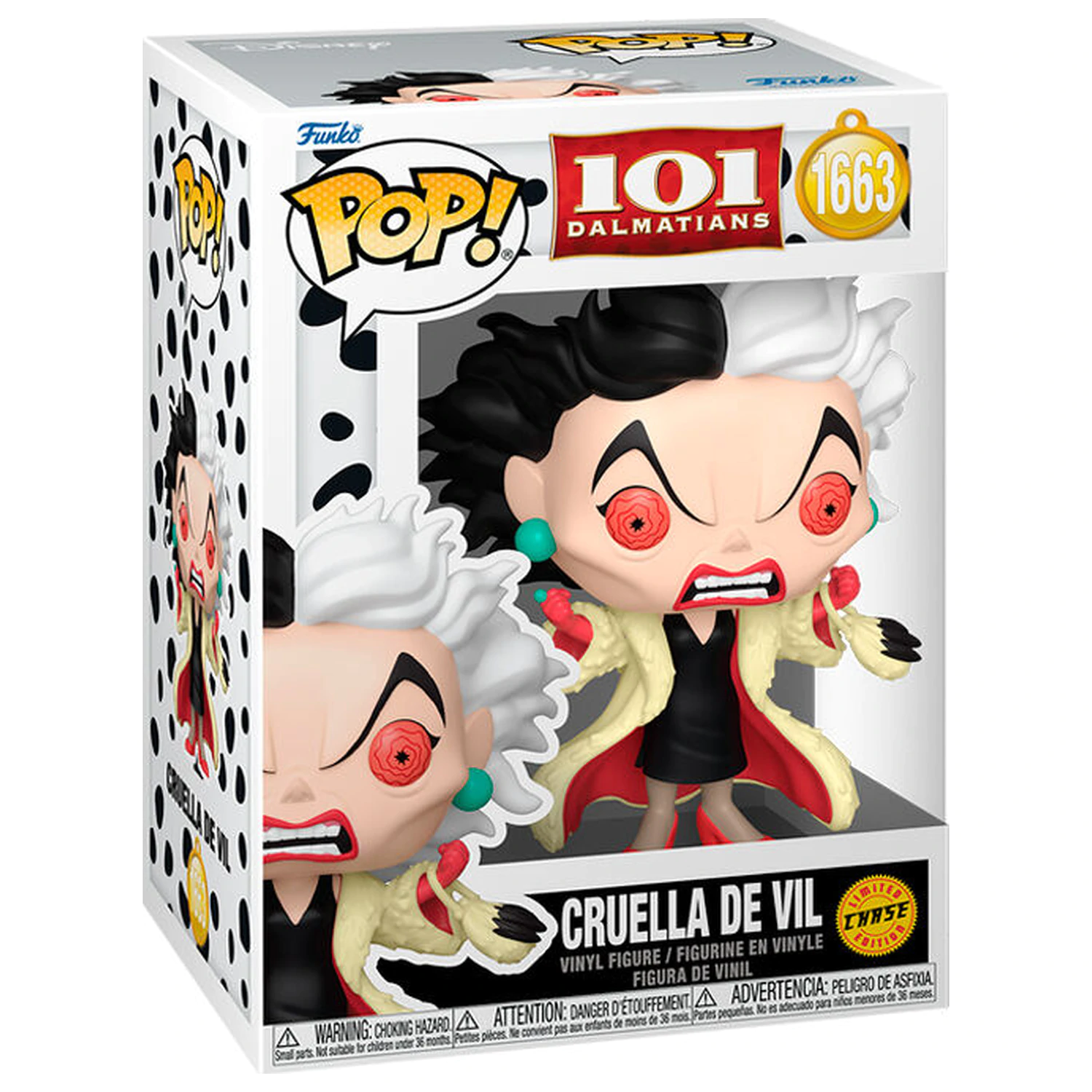 Funko POP figure 101 Dalmatas Cruella de Vil Chase product photo