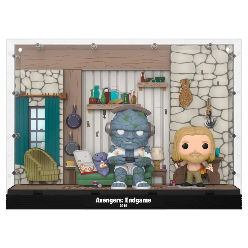 Avengers Endgame POP Moments Deluxe Vinyl Figures 2-Pack Thor's House 9 cm termékfotó