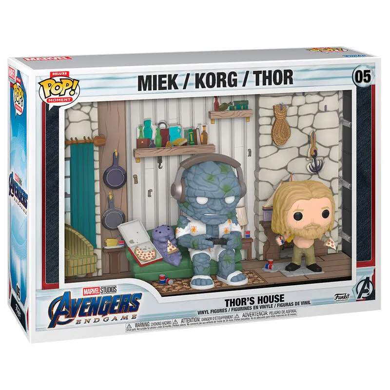 Avengers Endgame POP Moments Deluxe Vinyl Figures 2-Pack Thor's House 9 cm termékfotó