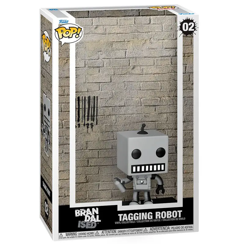 Brandalised Art Cover POP! Vinyl Figure Tagging Robot 9 cm termékfotó