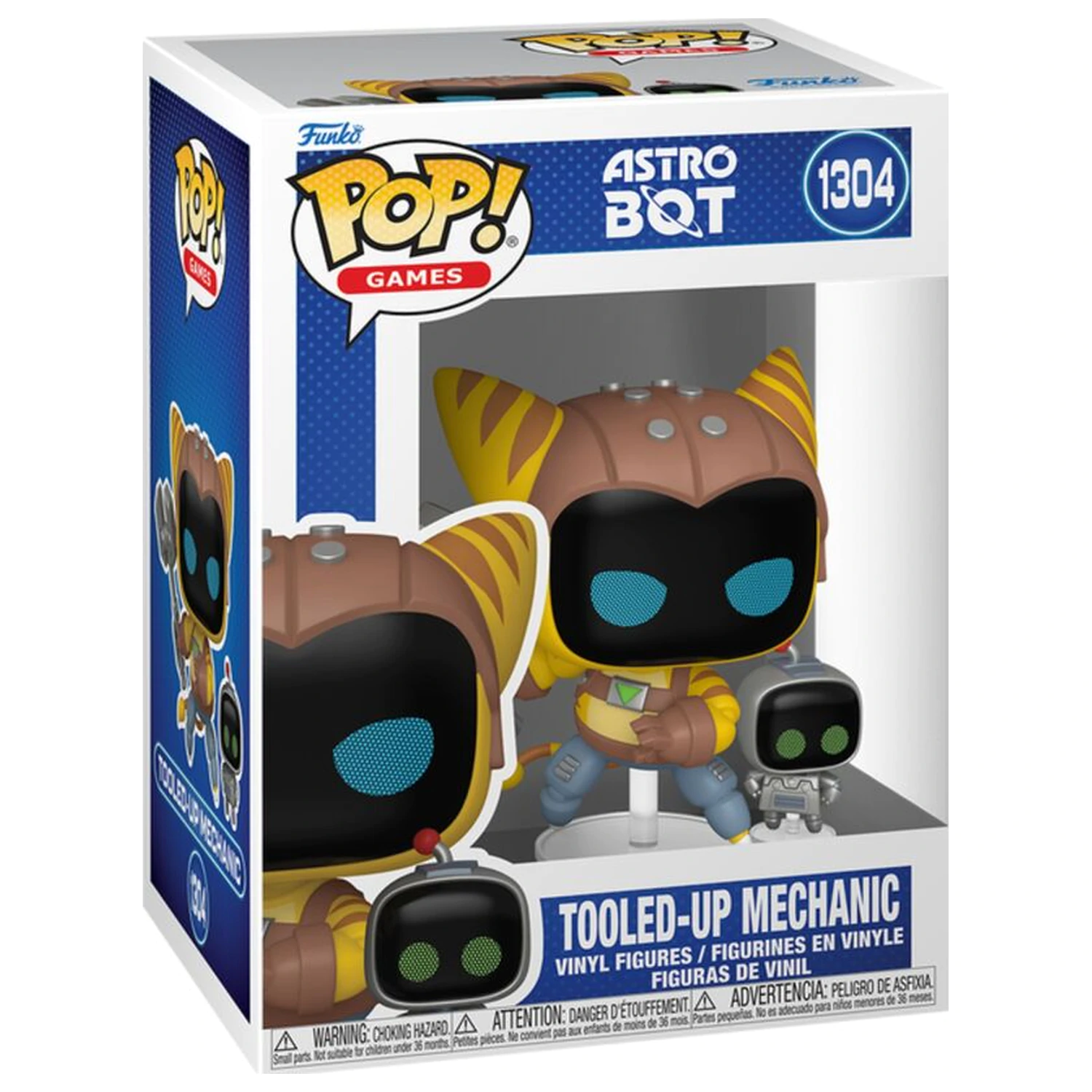 Funko POP figure Astro Bot & Buddy Tooled-Up Mechanic product photo