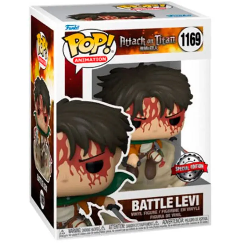 POP figure Attack on Titan Battle Levi Exclusive product photo