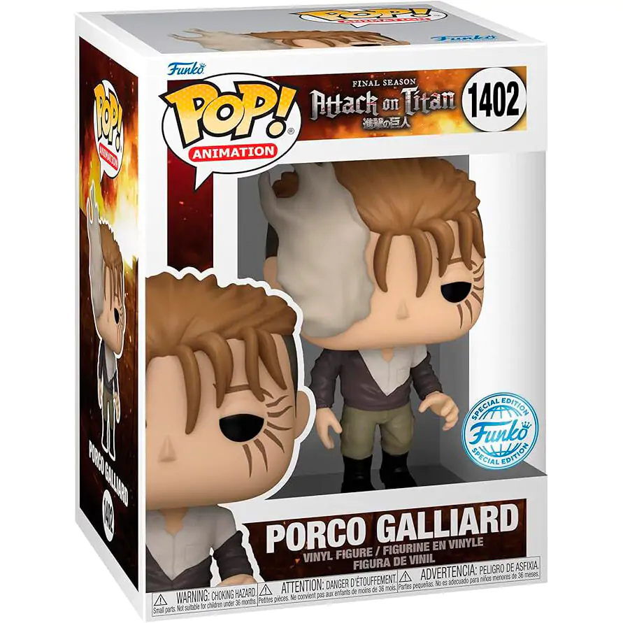 Funko POP figure Attack On Titan Porco Galliard Exclusive product photo