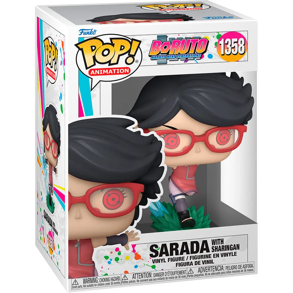 Boruto - Naruto Next Generations POP! Television Vinyl Figure Sarada w/Sharingan 9 cm product photo