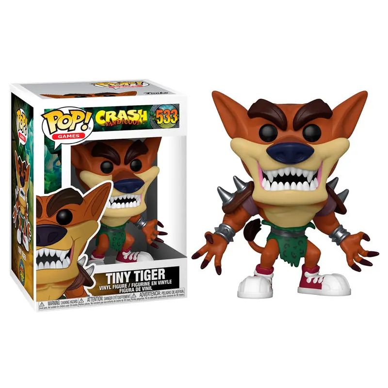 POP figure Crash Bandicoot Tiny Tiger product photo