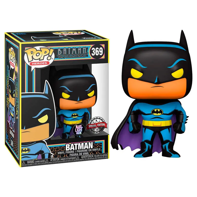 POP figure DC Comics Batman Black Light Exclusive product photo