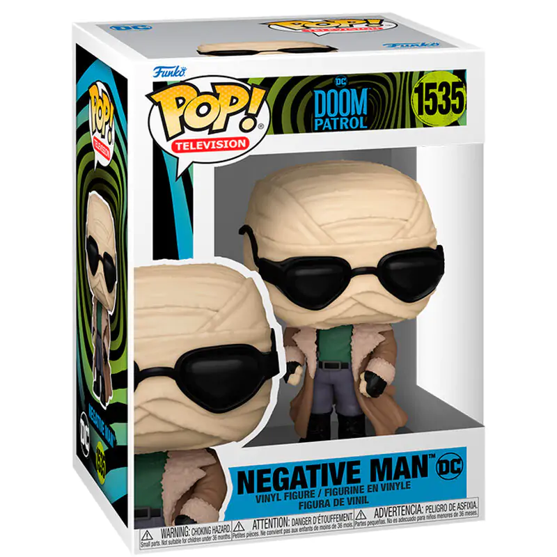 Funko POP figure DC Comics Doom Patrol Negative Man product photo