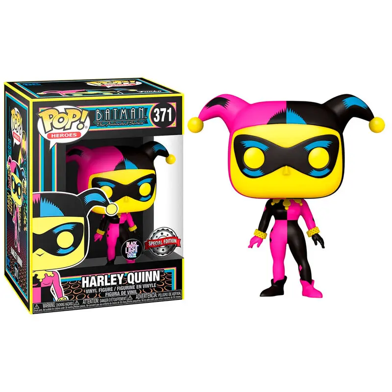 POP figure DC Comics Harley Quinn Black Light Exclusive termékfotó