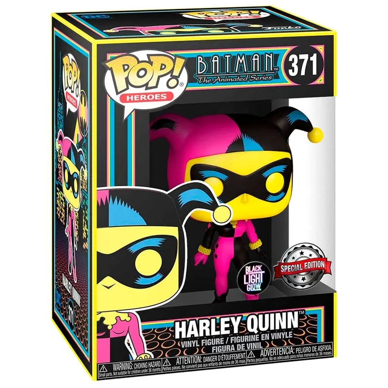 POP figure DC Comics Harley Quinn Black Light Exclusive termékfotó