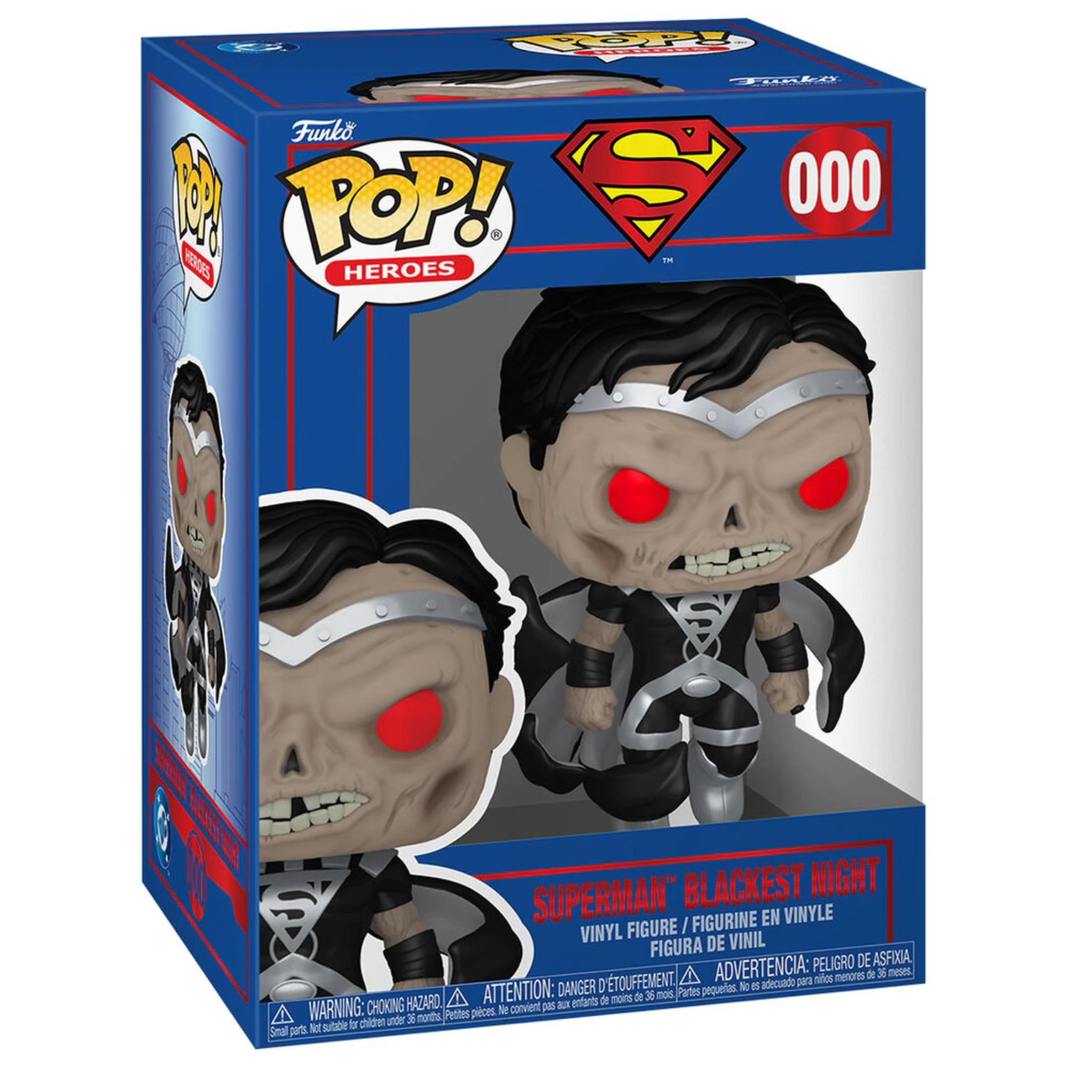 Funko POP figure DC Comics Superman - Superman Blackest Night product photo