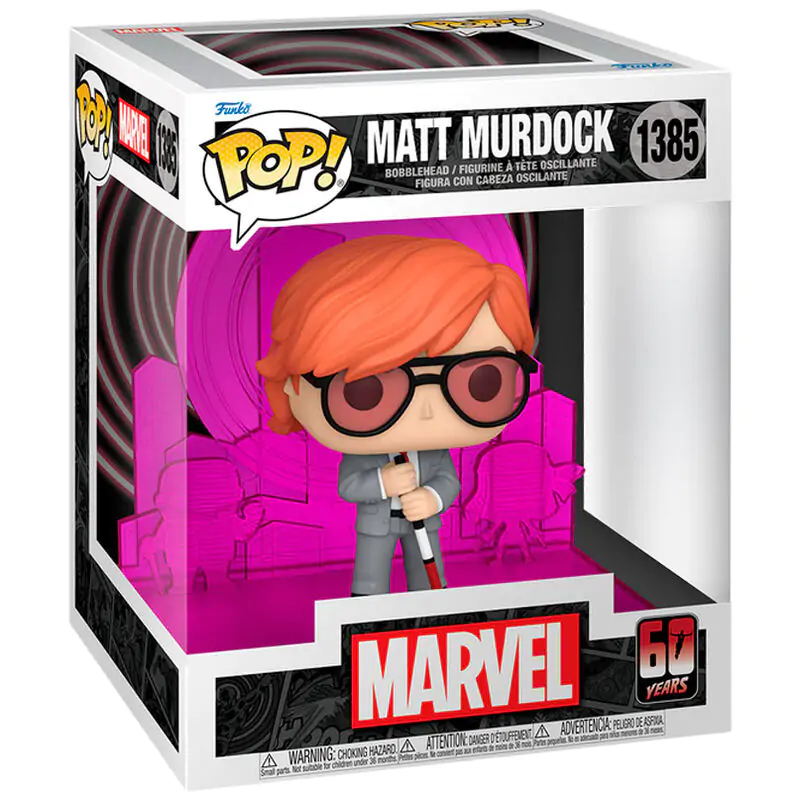 Daredevil 60th Anniversary Funko POP! Deluxe Vinyl Figure Matt Murdock w/ Radar 13 cm termékfotó