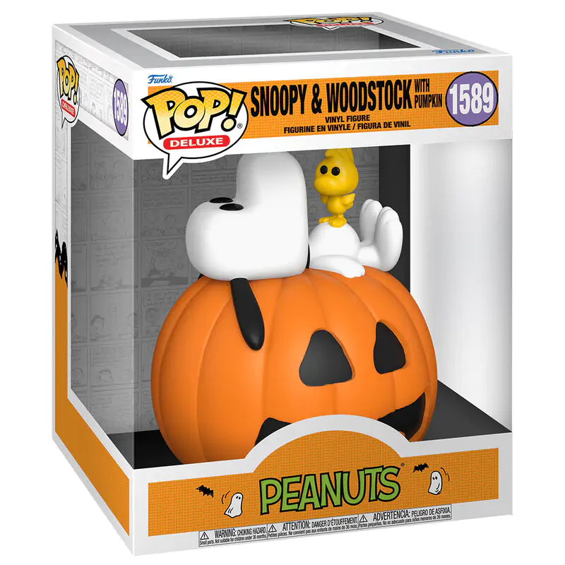 Funko POP figure Deluxe Peanuts Snoopy & Woodstock with Pumpkin termékfotó