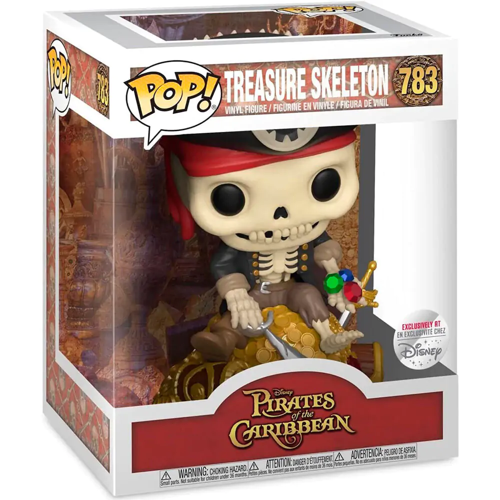 POP figure Deluxe Pirates of the Caribbean Treasure Skeleton Exclusive product photo