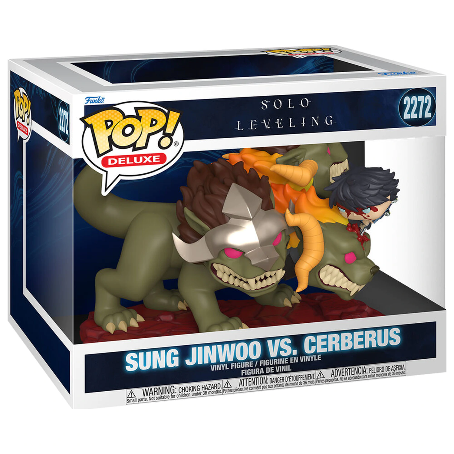 Funko POP figure Deluxe Solo Leveling Sung Jinwoo vs. Cerberus product photo