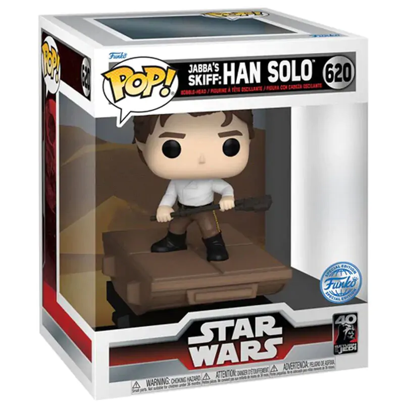 POP figure Deluxe Star Wars Jabba Skiff Han Solo Exclusive product photo