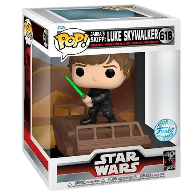 POP figure Deluxe Star Wars Luke Skywalker Exclusive product photo