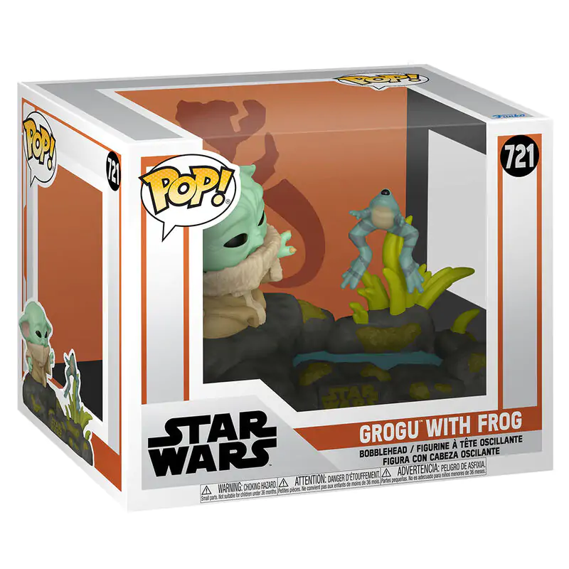 Funko POP figure Deluxe Star Wars The Mandalorian Grogu with Frog termékfotó