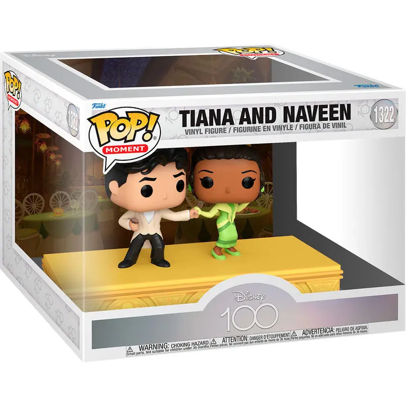 Disney's 100th Anniversary POP Moment! Vinyl Figures 2-Pack Tiana & Naveen 9 cm termékfotó