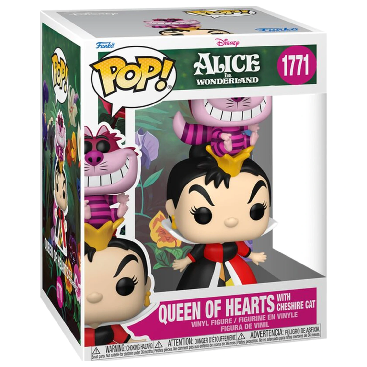 Funko POP figure Premium Disney Alice In Wonderland Queen of Hearts With Cheshire Cat product photo