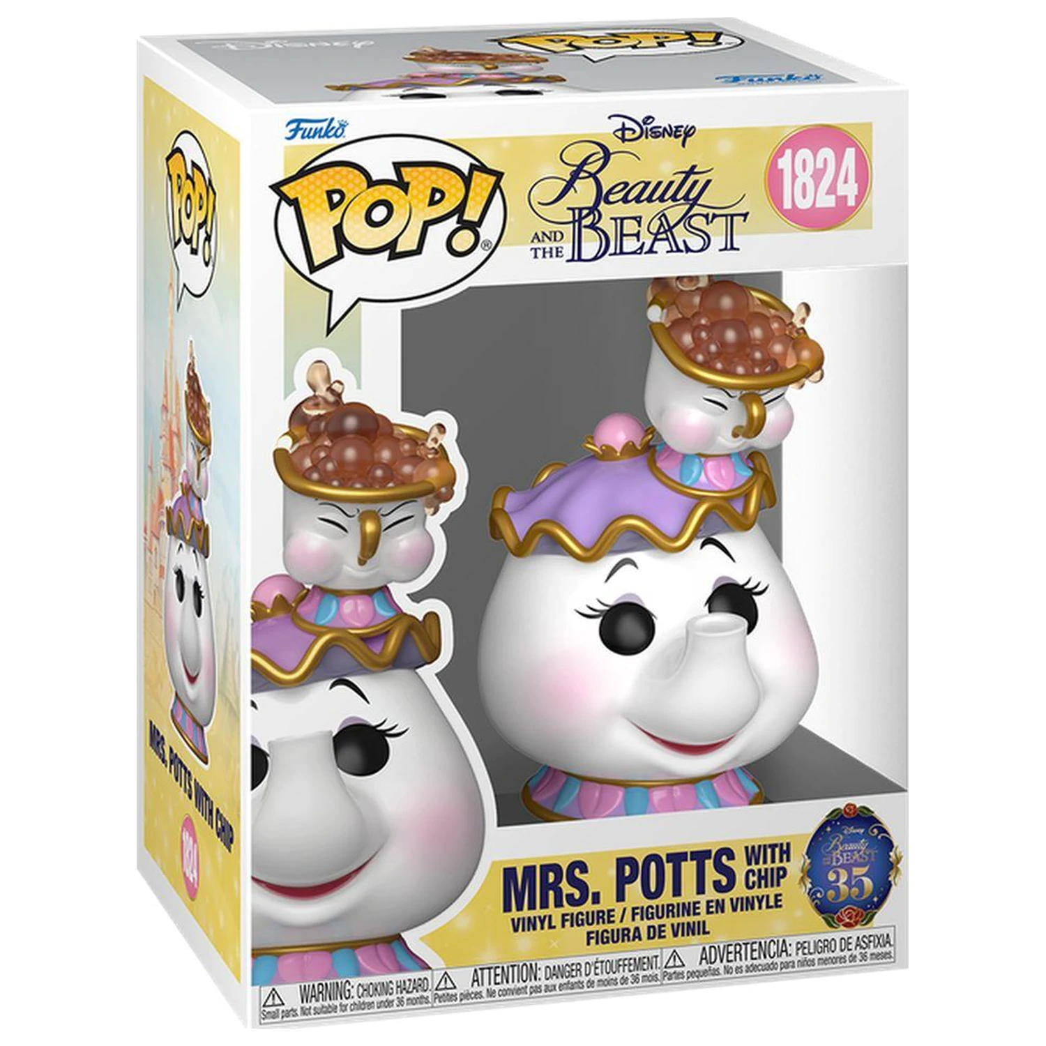 Funko POP figure Disney Beauty And The Beast Mrs. Potts with Chip product photo